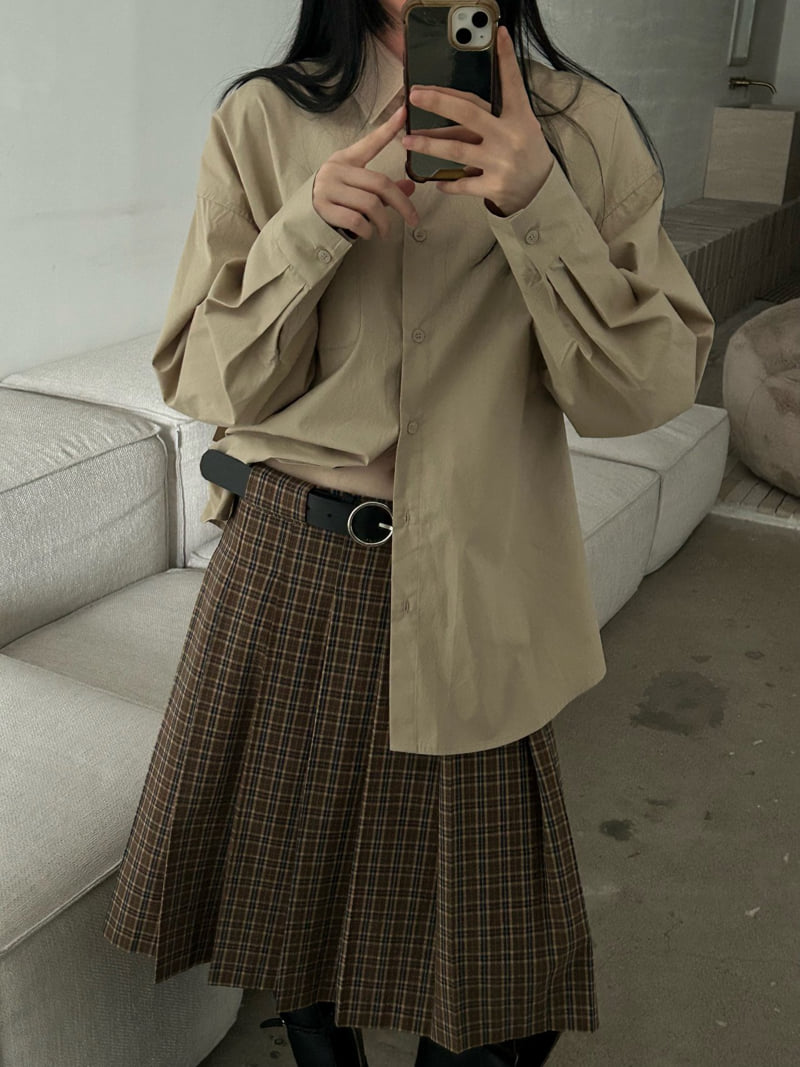 Buckle - Korean Women Fashion - #romanticstyle - Lloyd Cotton Shirt - 9