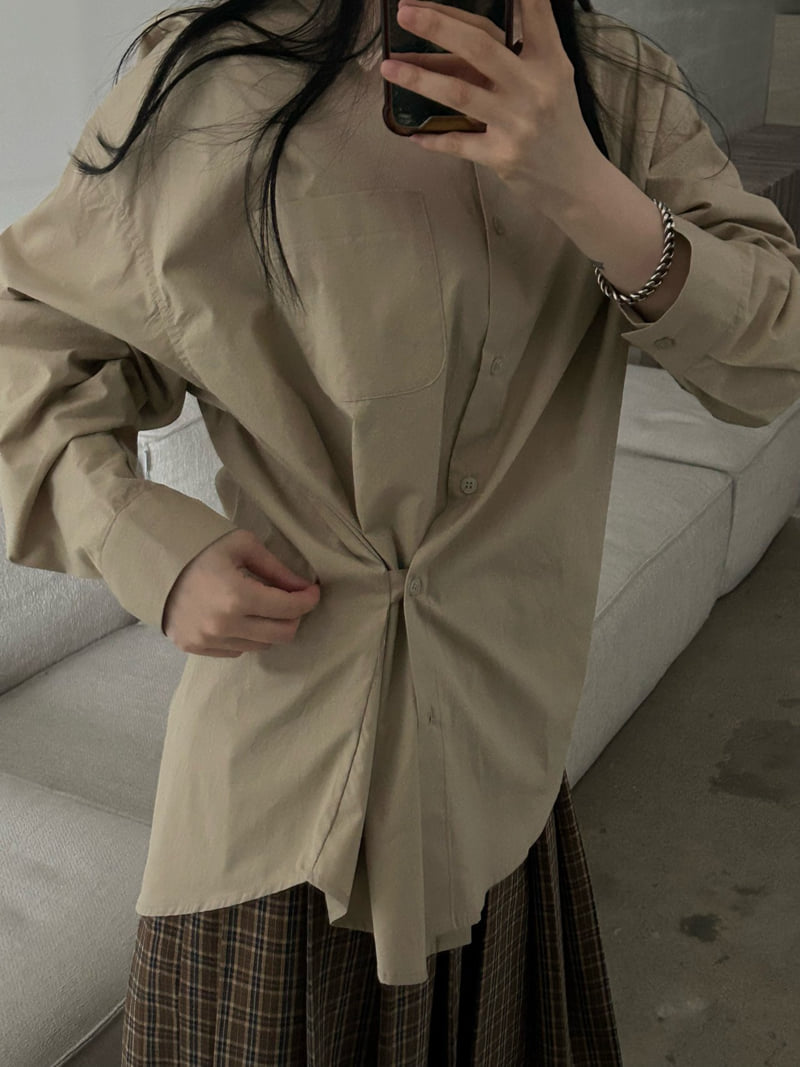 Buckle - Korean Women Fashion - #shopsmall - Lloyd Cotton Shirt - 10