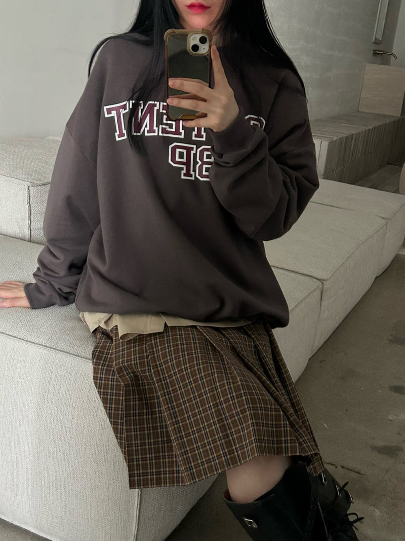 Buckle - Korean Women Fashion - #thatsdarling - Content Sweatshirt - 10