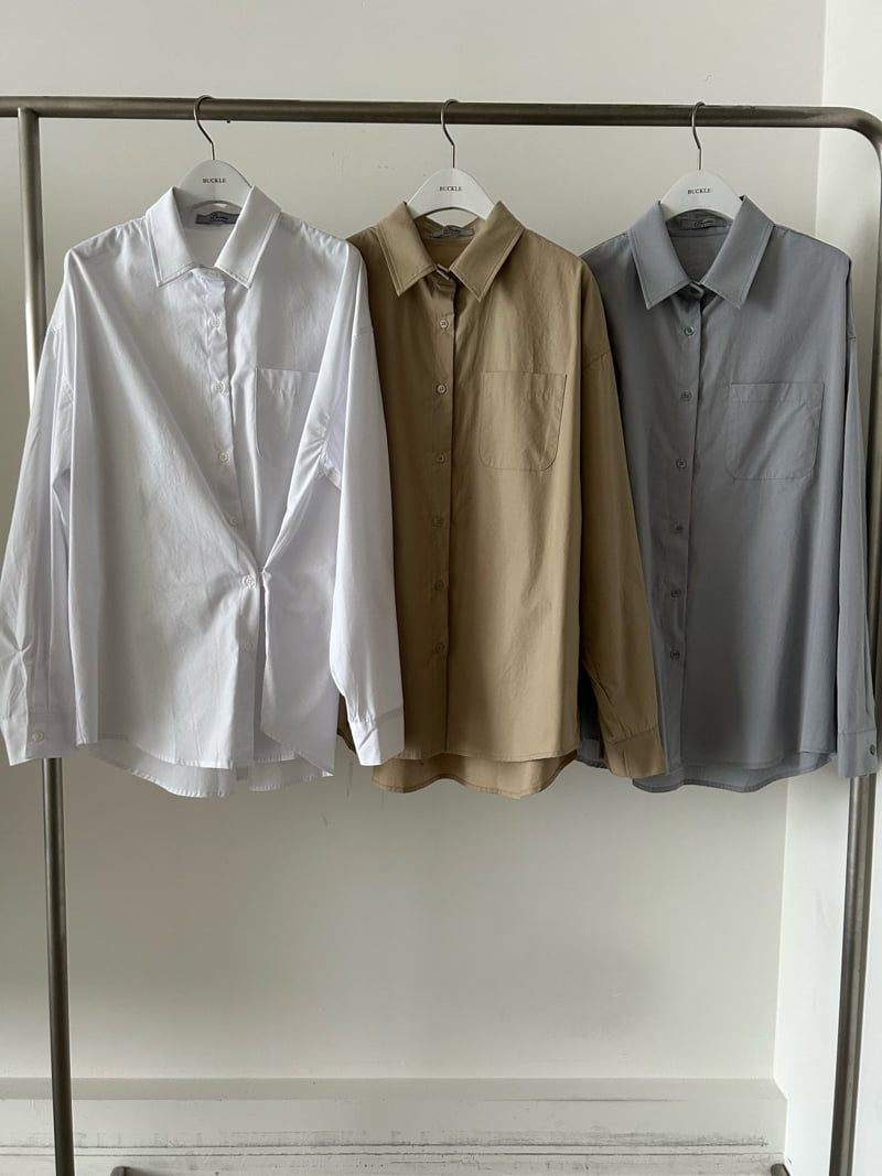 Buckle - Korean Women Fashion - #thelittlethings - Lloyd Cotton Shirt - 12