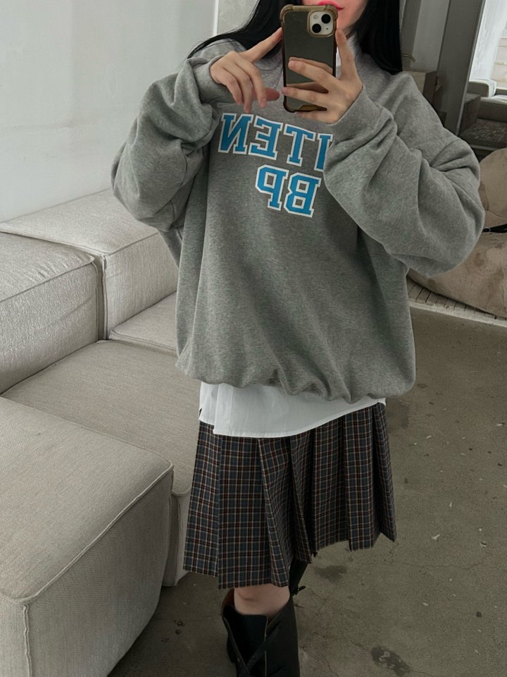 Buckle - Korean Women Fashion - #womensfashion - Content Sweatshirt - 4