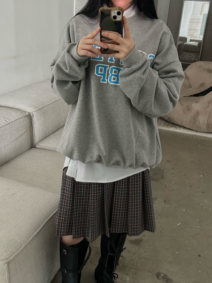 Buckle - Korean Women Fashion - #womensfashion - Content Sweatshirt - 3