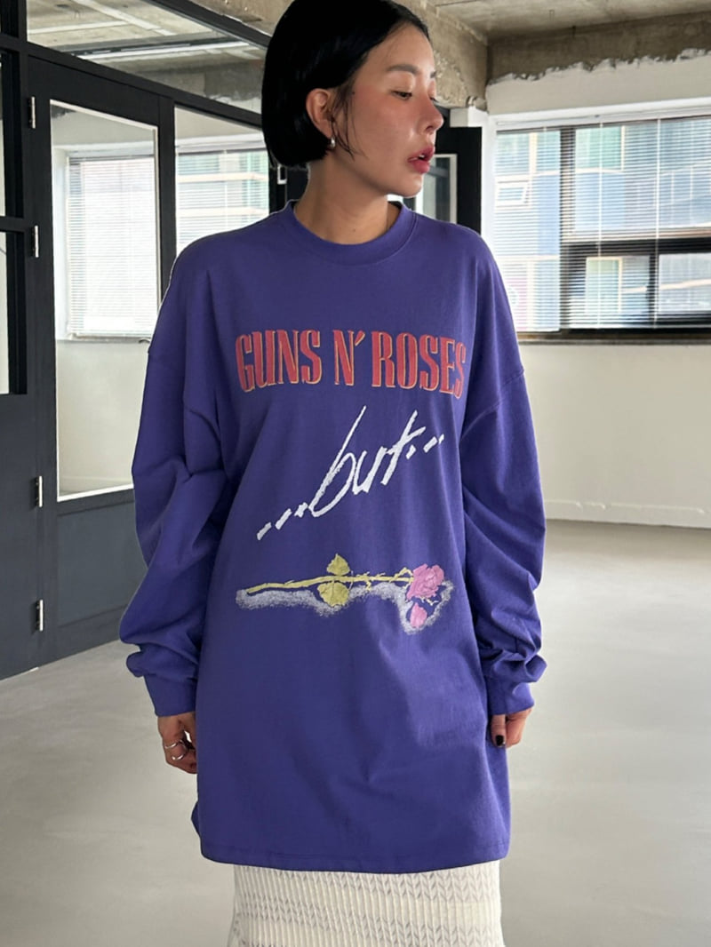 Chavi - Korean Women Fashion - #momslook - Gun Rose Tee - 11