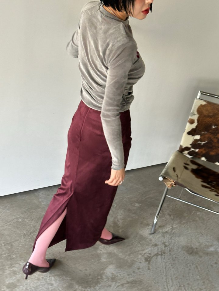 Chavi - Korean Women Fashion - #womensfashion - Chamude Maxi Skirt - 4