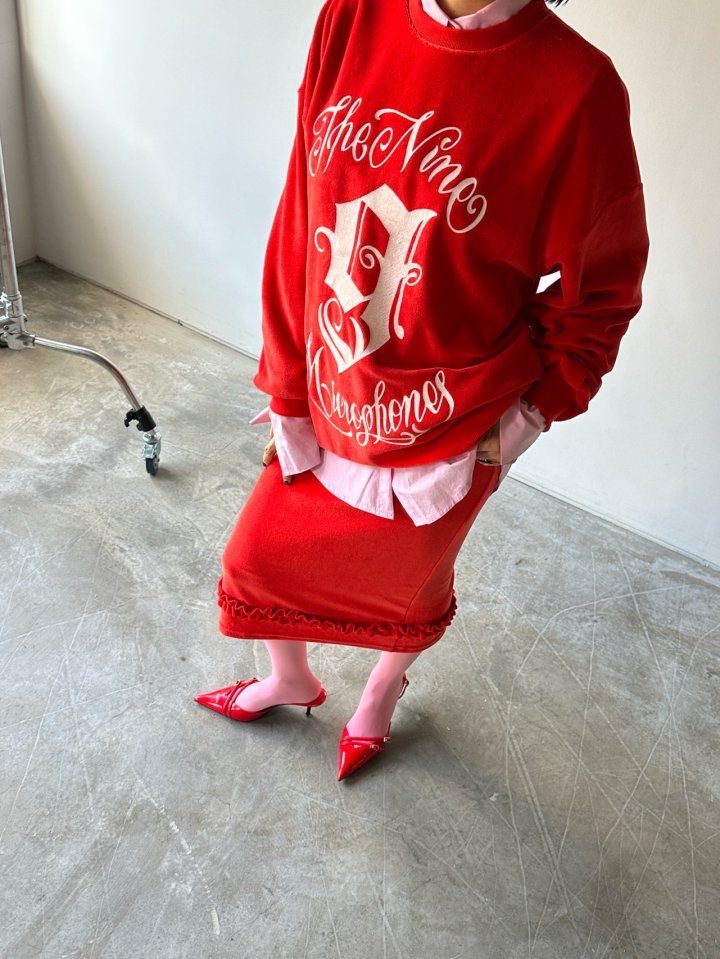 Chavi - Korean Women Fashion - #momslook - Nine Velour Set - 5