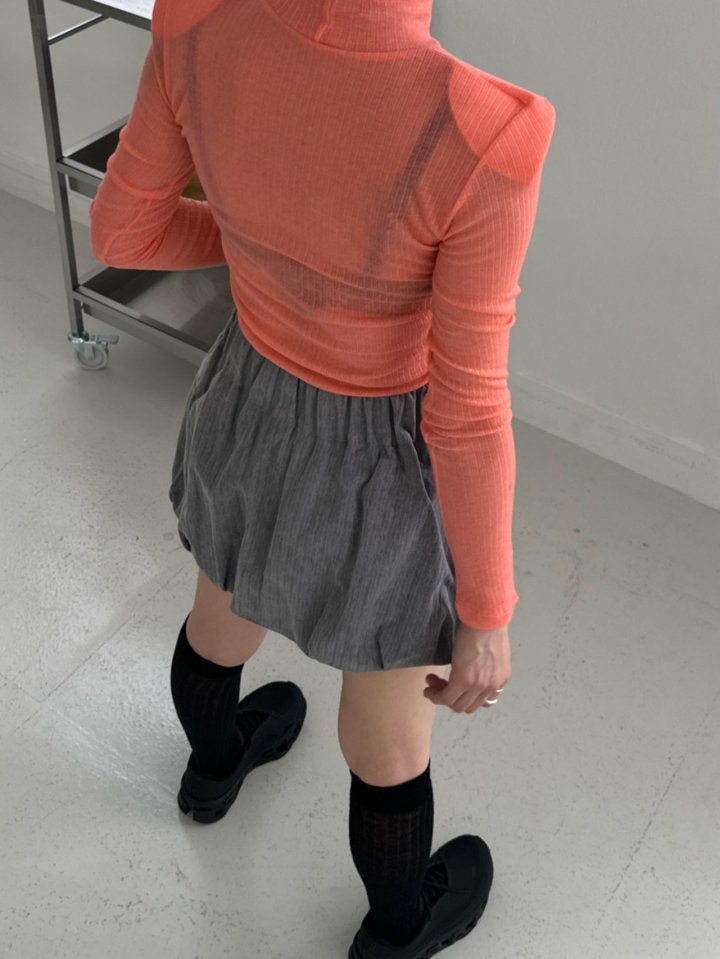 Chavi - Korean Women Fashion - #momslook - Pig Balloon Skirt Pants - 7