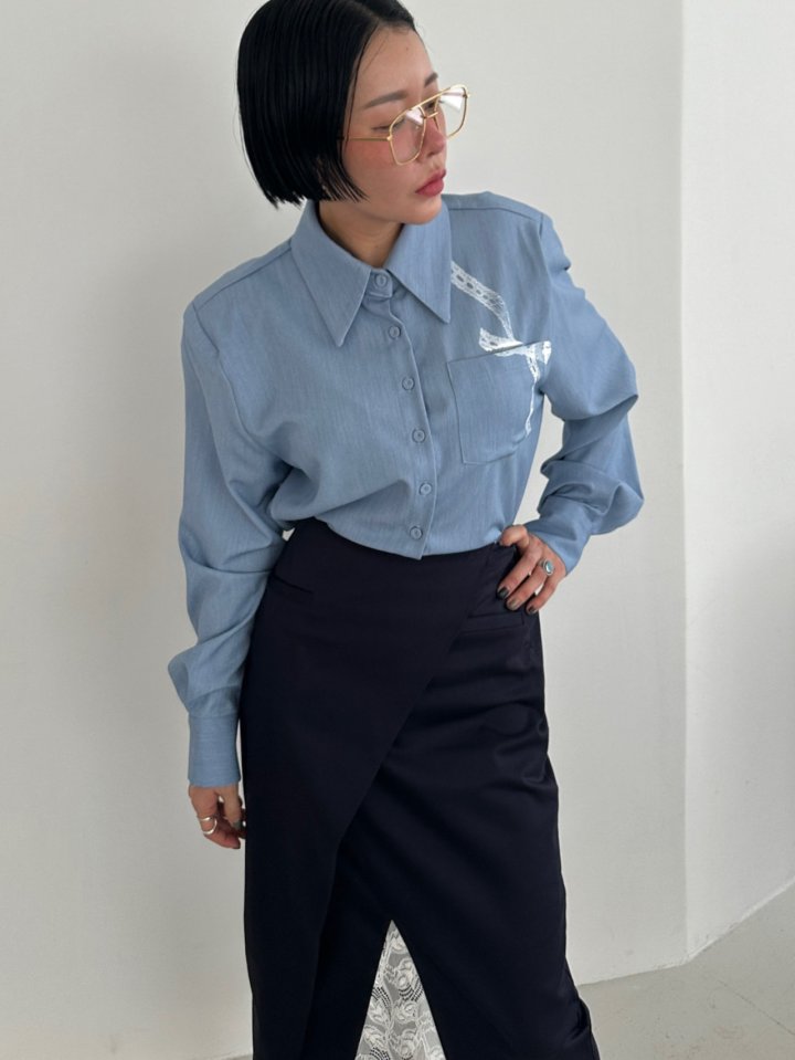 Chavi - Korean Women Fashion - #momslook - Ribbon Shirt - 4