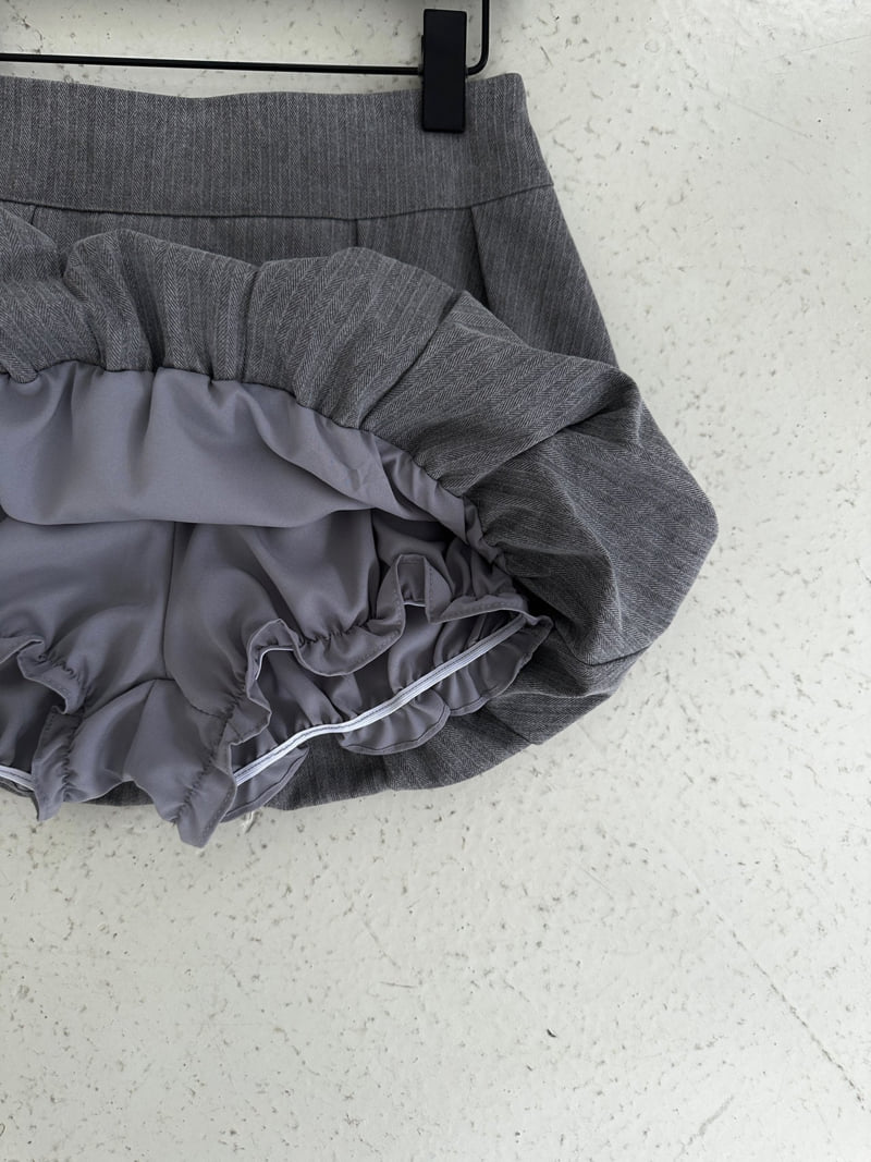 Chavi - Korean Women Fashion - #restrostyle - Pig Balloon Skirt Pants - 12
