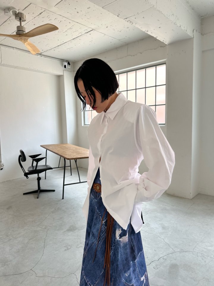Chavi - Korean Women Fashion - #romanticstyle - Lettering Shirt - 5