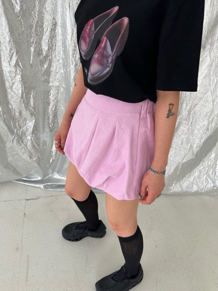 Chavi - Korean Women Fashion - #vintageinspired - Pig Balloon Skirt Pants - 9
