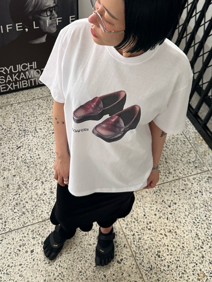 Chavi - Korean Women Fashion - #womensfashion - Loafer Tee - 4