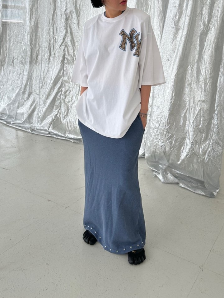 Chavi - Korean Women Fashion - #vintageinspired - Leopard NY Tee - 3