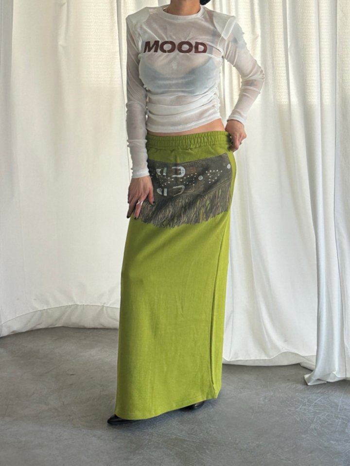 Chavi - Korean Women Fashion - #womensfashion - Sweat Belt Skirt - 2