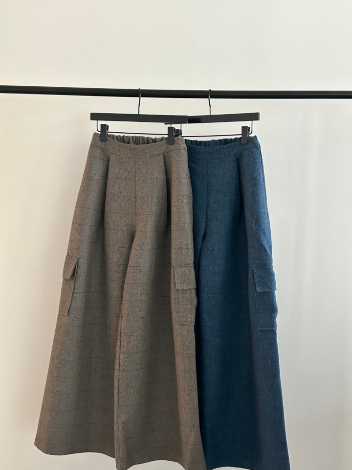 Chavi - Korean Women Fashion - #womensfashion - Herringbone Check Slacks