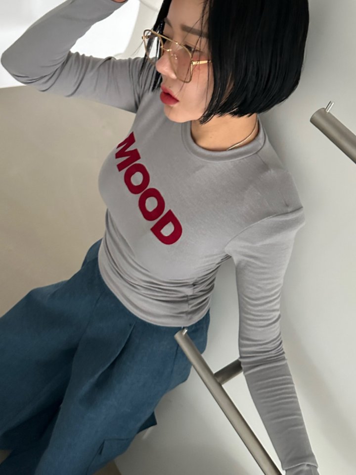 Chavi - Korean Women Fashion - #womensfashion - Mood Tee - 2