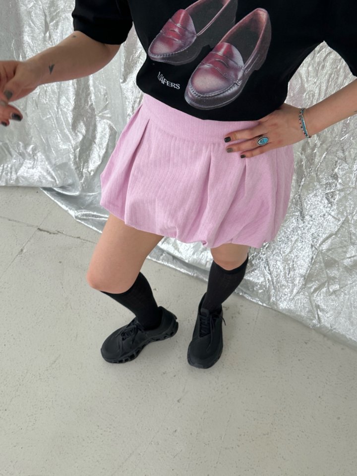 Chavi - Korean Women Fashion - #womensfashion - Pig Balloon Skirt Pants - 8
