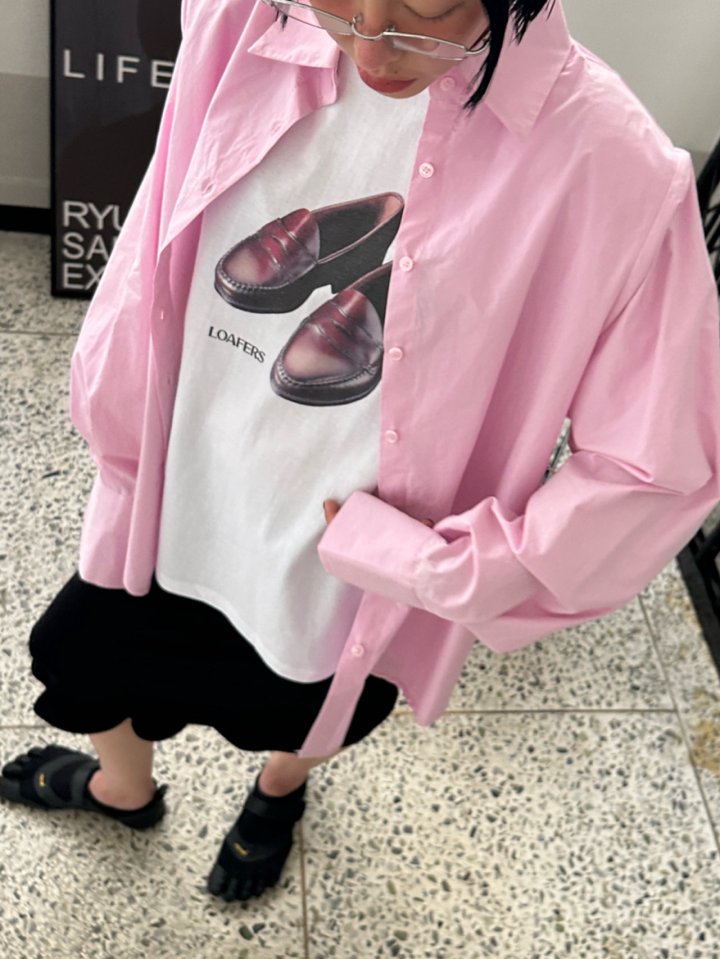 Chavi - Korean Women Fashion - #womensfashion - Loafer Tee - 3
