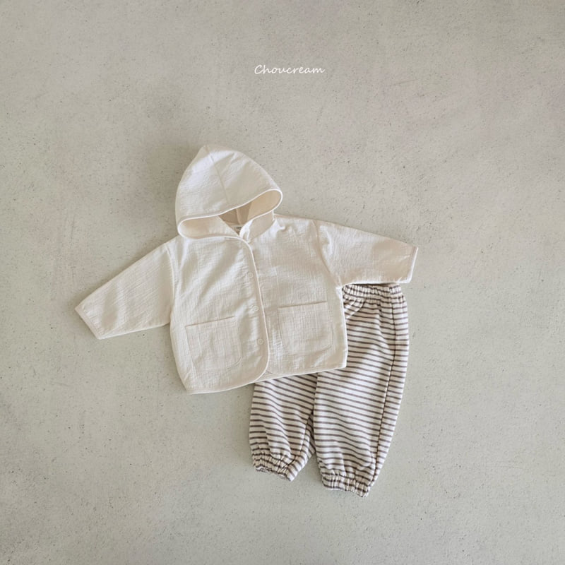 Choucream - Korean Baby Fashion - #babyboutique - Stripe Jogger Pants - 3