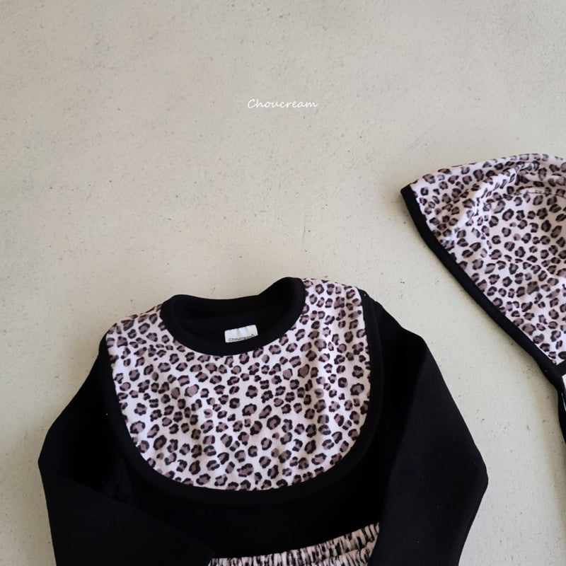 Choucream - Korean Baby Fashion - #babyboutique - Leopard Bib - 11
