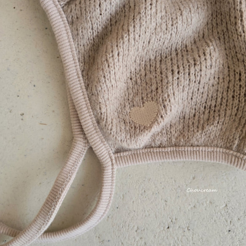 Choucream - Korean Baby Fashion - #babyboutique - Heart Knit Hat - 7