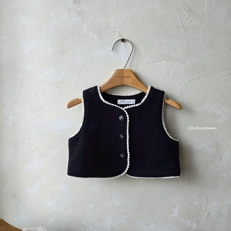 Choucream - Korean Baby Fashion - #babyboutique - Biang Tweed Vest - 6