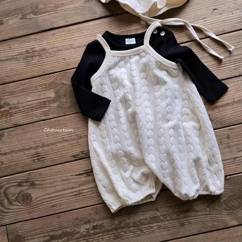 Choucream - Korean Baby Fashion - #babyboutiqueclothing - Heart Suit - 11
