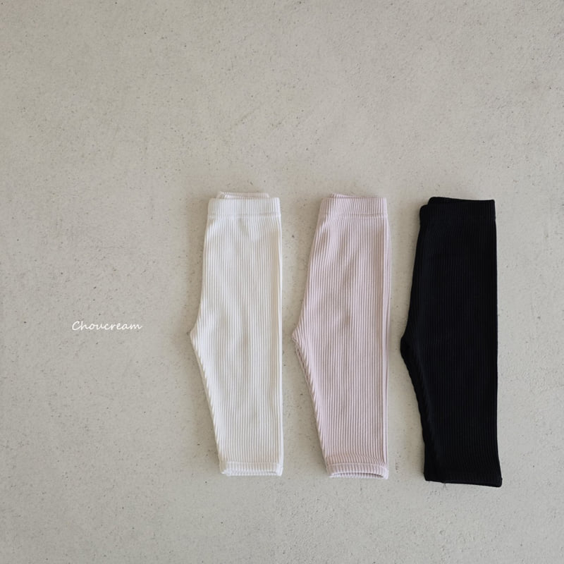 Choucream - Korean Baby Fashion - #babyboutiqueclothing - Ribbed Pants - 2