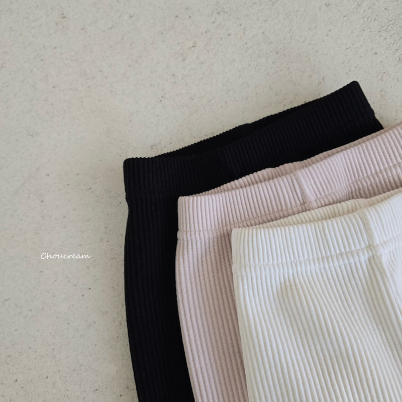 Choucream - Korean Baby Fashion - #babyclothing - Ribbed Pants - 3
