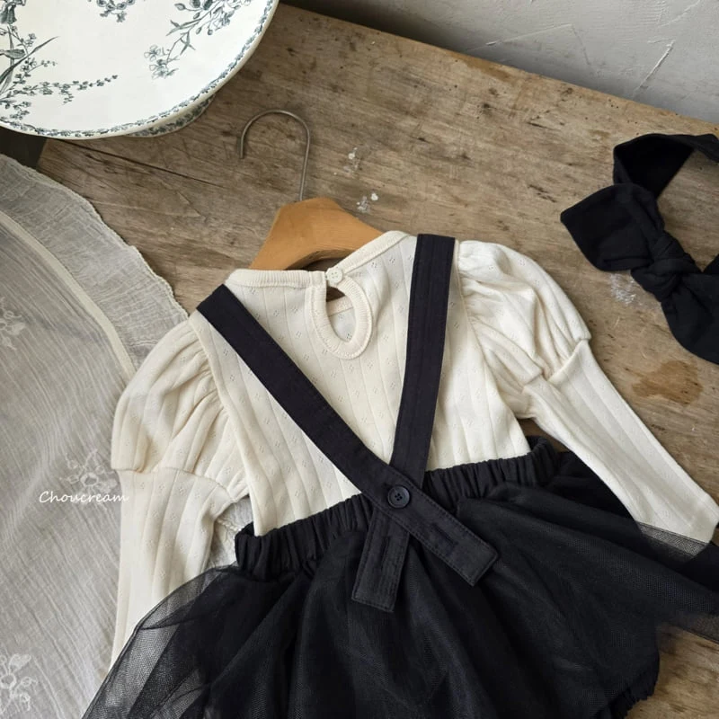 Choucream - Korean Baby Fashion - #babyfashion - Anna Suspender Tutu Suit - 9