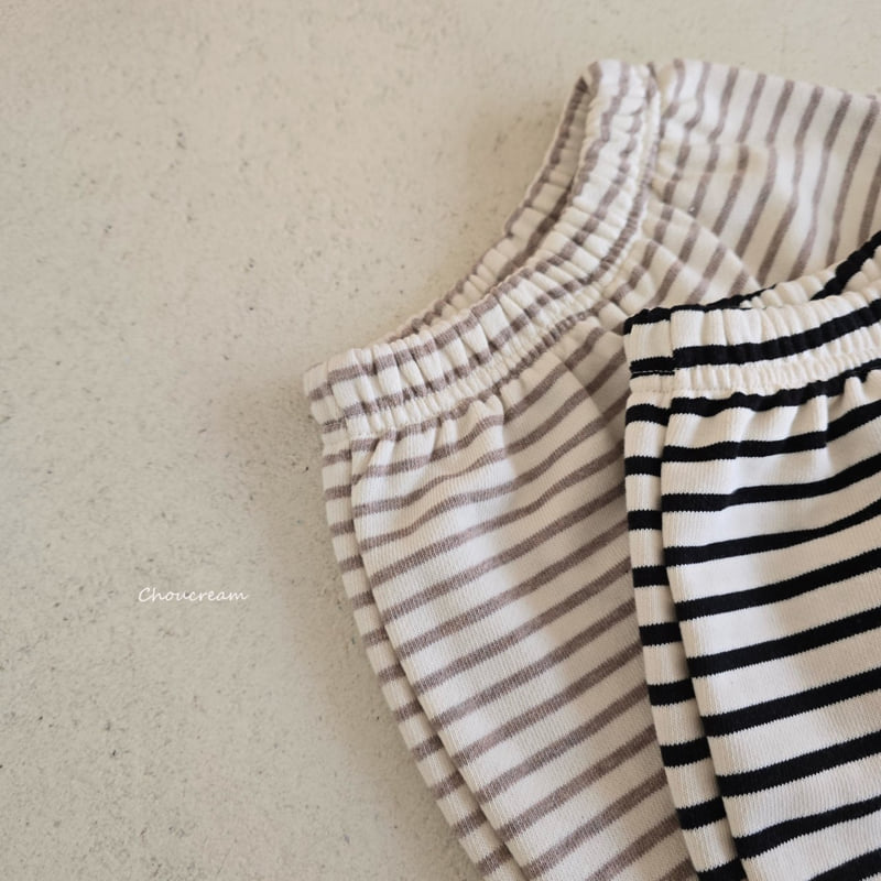 Choucream - Korean Baby Fashion - #babyfashion - Stripe Jogger Pants - 6