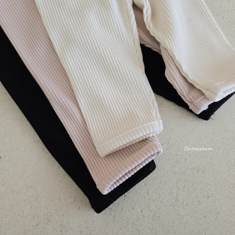 Choucream - Korean Baby Fashion - #babyclothing - Ribbed Pants - 4