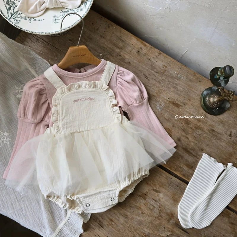 Choucream - Korean Baby Fashion - #babyfever - Anna Suspender Tutu Suit - 10