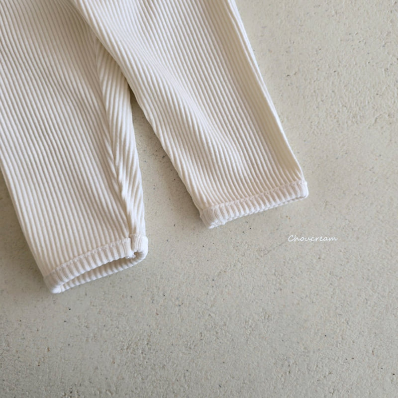 Choucream - Korean Baby Fashion - #babyfever - Ribbed Pants - 5