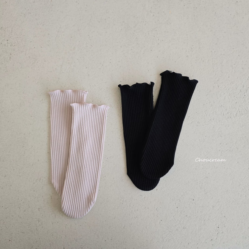 Choucream - Korean Baby Fashion - #babyfever - Bebe Ribbed Socks - 3