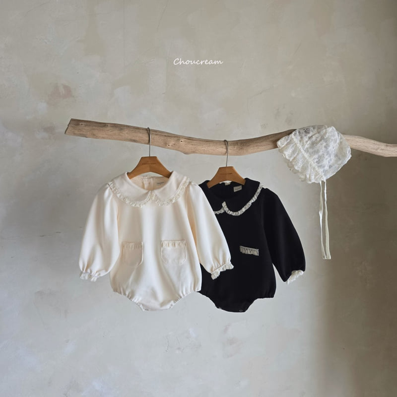 Choucream - Korean Baby Fashion - #babygirlfashion - Collar Lace Suit - 10