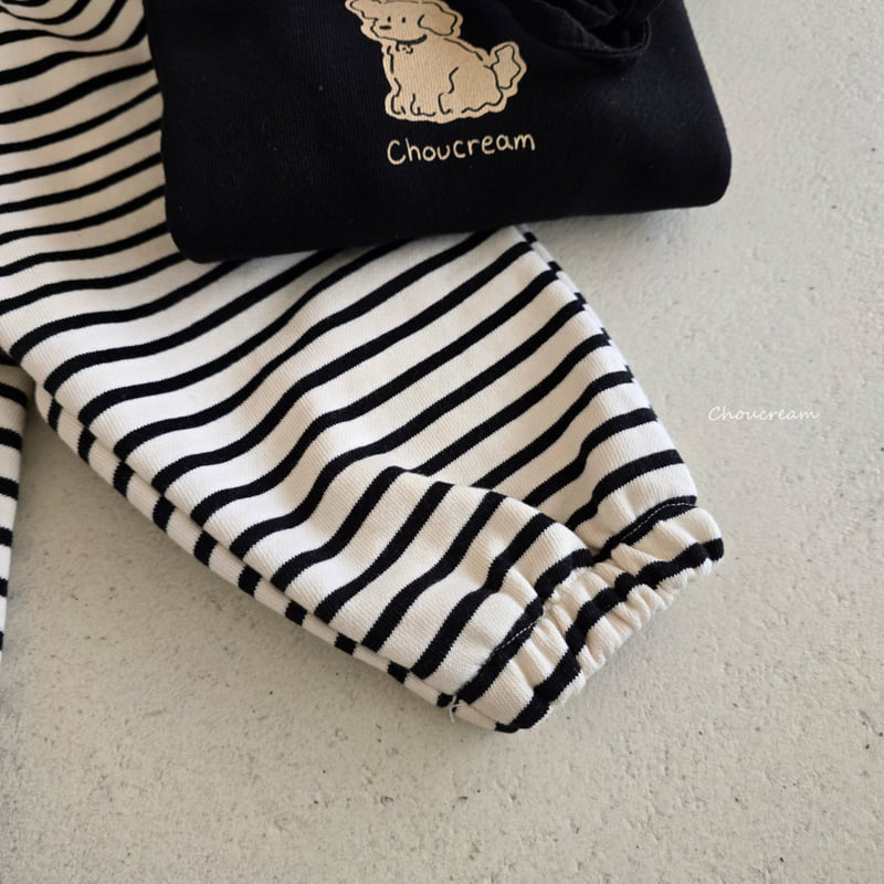 Choucream - Korean Baby Fashion - #babylifestyle - Stripe Jogger Pants - 9
