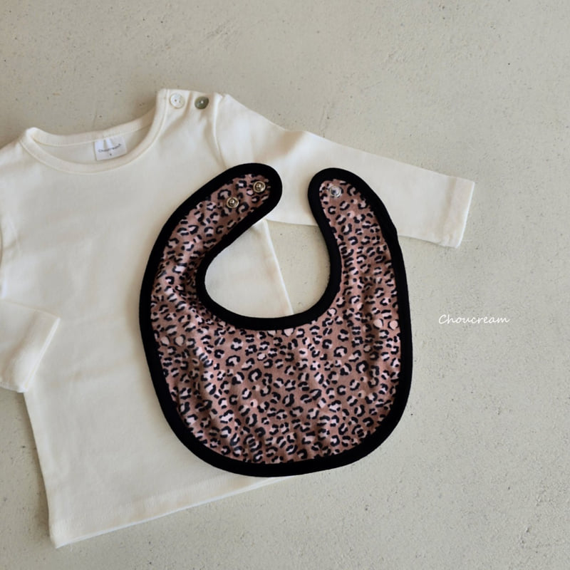 Choucream - Korean Baby Fashion - #babylifestyle - Leopard Bib - 3