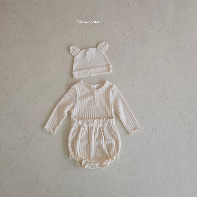 Choucream - Korean Baby Fashion - #babylifestyle - Duri Ribbed Set - 2