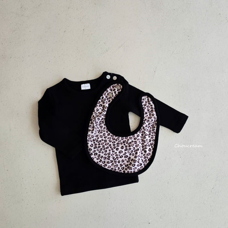 Choucream - Korean Baby Fashion - #babylifestyle - Leopard Bib - 4