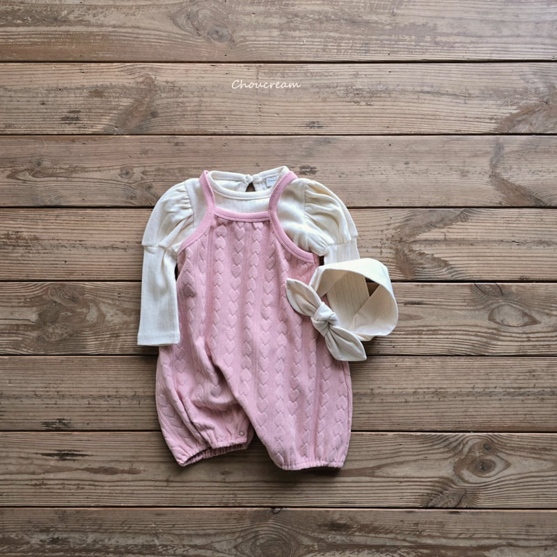 Choucream - Korean Baby Fashion - #babyootd - Heart Suit - 3