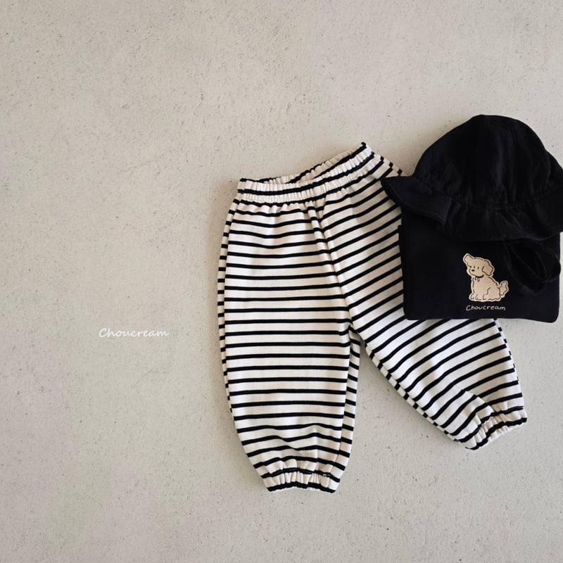 Choucream - Korean Baby Fashion - #babyootd - Stripe Jogger Pants - 11