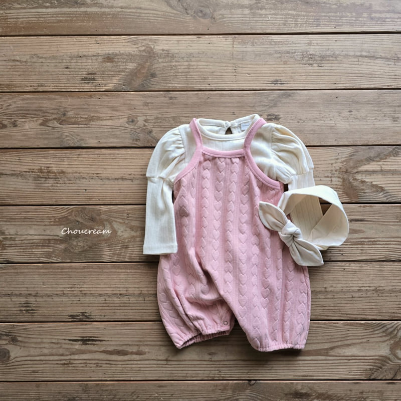 Choucream - Korean Baby Fashion - #babyootd - Heart Suit - 4