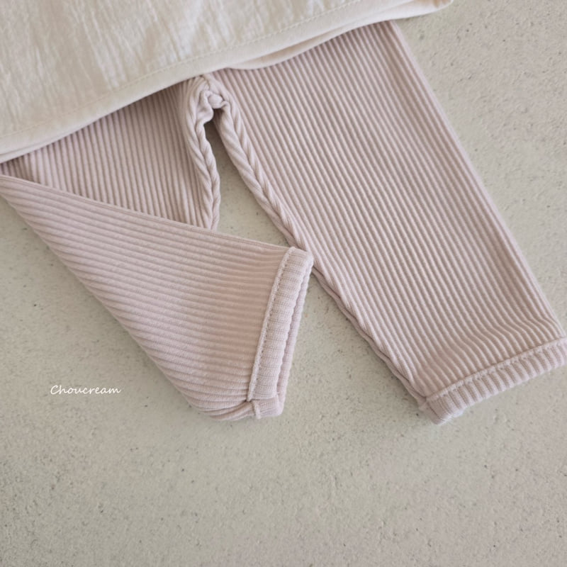 Choucream - Korean Baby Fashion - #babyoutfit - Ribbed Pants - 11