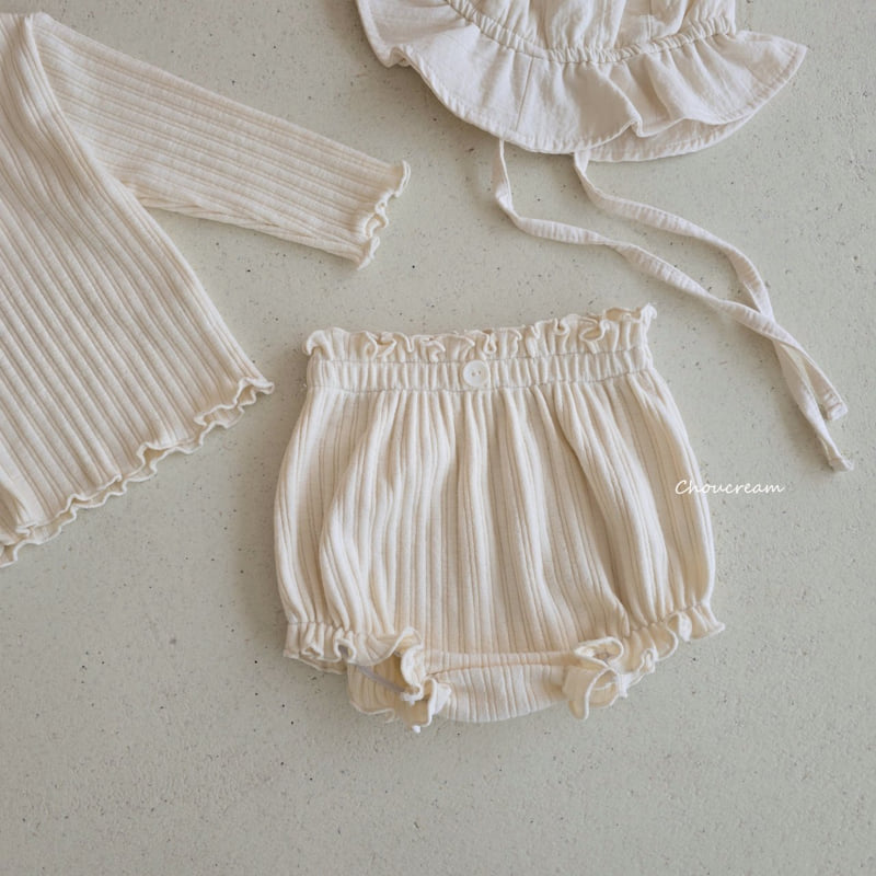 Choucream - Korean Baby Fashion - #babyoutfit - Duri Ribbed Set - 5