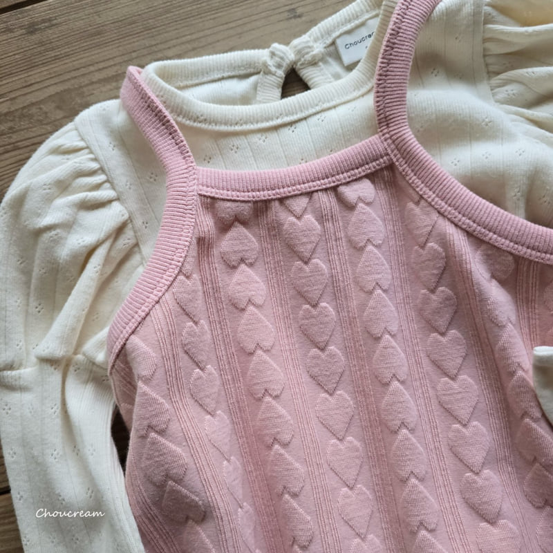 Choucream - Korean Baby Fashion - #babywear - Heart Suit - 6