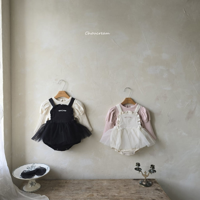 Choucream - Korean Baby Fashion - #babywear - Anna Suspender Tutu Suit - 2