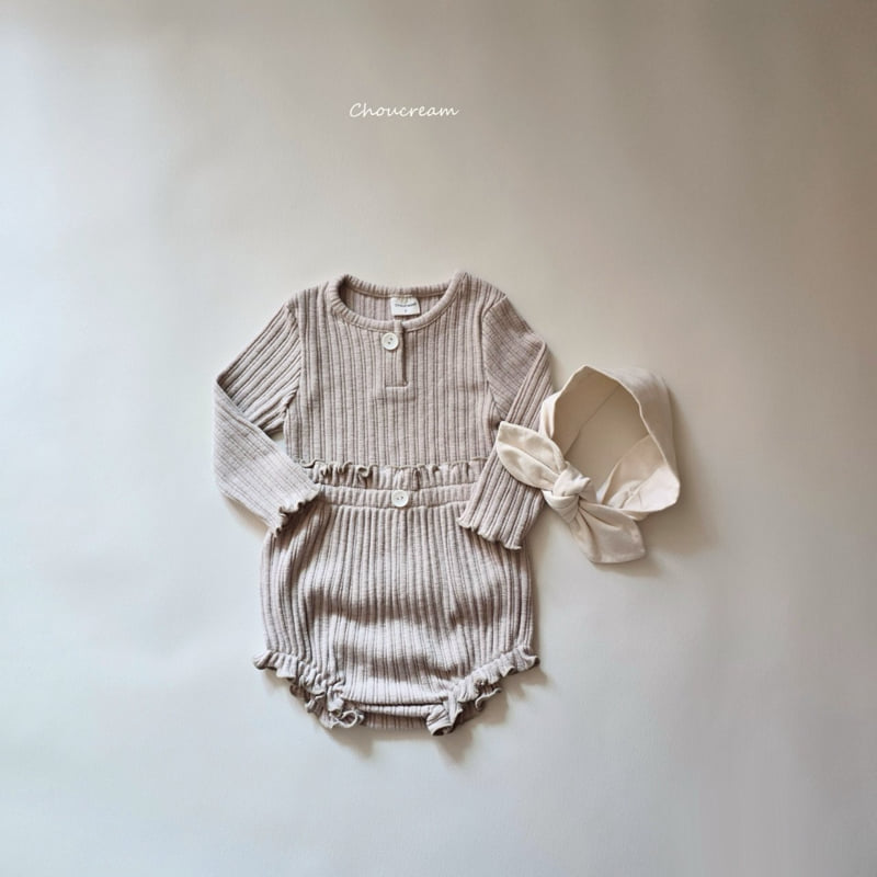 Choucream - Korean Baby Fashion - #babywear - Duri Ribbed Set - 7