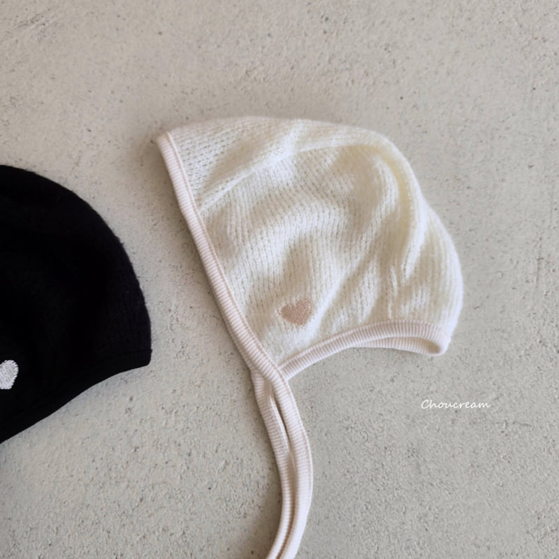 Choucream - Korean Baby Fashion - #babyoutfit - Heart Knit Hat - 4