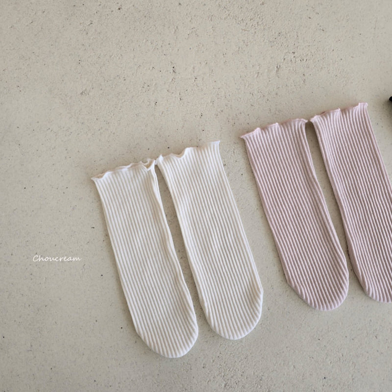 Choucream - Korean Baby Fashion - #onlinebabyboutique - Bebe Ribbed Socks - 11