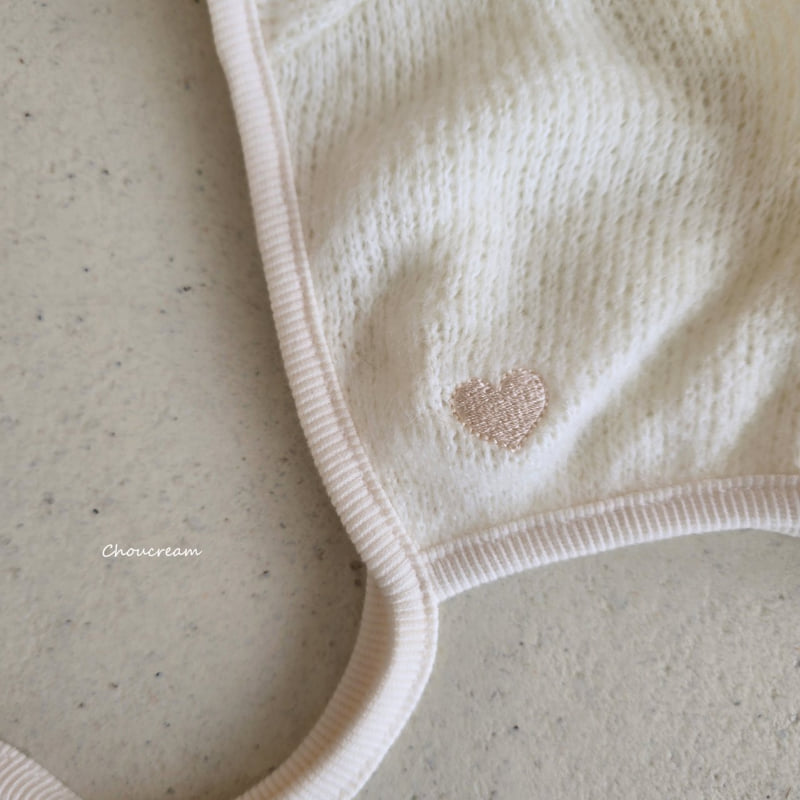 Choucream - Korean Baby Fashion - #onlinebabyboutique - Heart Knit Hat - 5